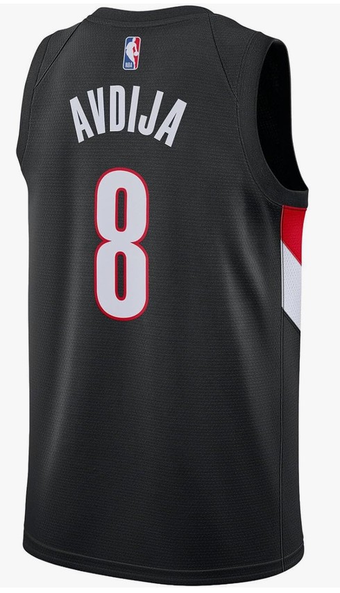 Deni Avdija Portland Trail Blazers NBA Kids Youth 8-20 Icon Edition Black Swingman Jersey